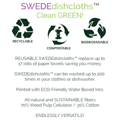 Swedish Dishcloth Bees and Wood Beehive